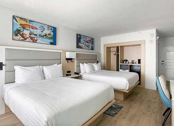 Ocean Sky Hotel & Resort Fort Lauderdale - Wohnbeispiel Standard (Zimmercodierung UG1)