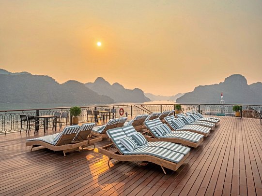 Halong Bucht an Bord der Indochine Grand (2 Nächte) - Indochine Grand Cruise