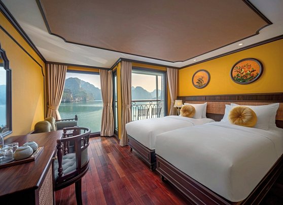 Halong Bucht an Bord der Indochine Grand (2 Nächte) - Junior-Suite, Indochine Grand Cruise