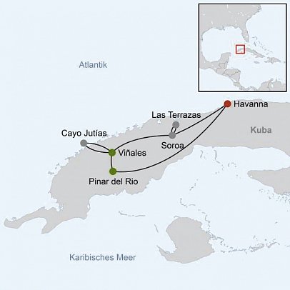 Radreise durch Kubas Westen