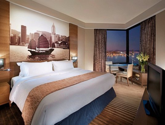 Harbour Grand Hong Kong - Wohnbeispiel Deluxe Harbour View (Zimmercodierung UD1)