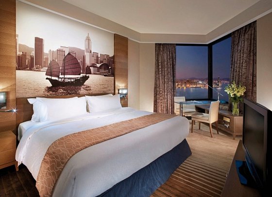 Harbour Grand Hong Kong - Wohnbeispiel Deluxe Harbour View (Zimmercodierung UD1)