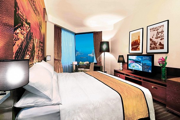 Harbour Grand Hong Kong - Wohnbeispiel Grand Deluxe Harbour (Zimmercodierung UD2)