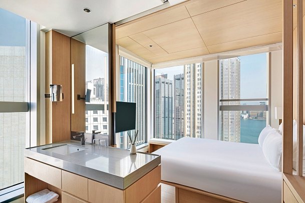 AKI Hotel Hong Kong - MGallery Collection - Wohnbeispiel Superior Harbourside (Zimmercodierung US2)