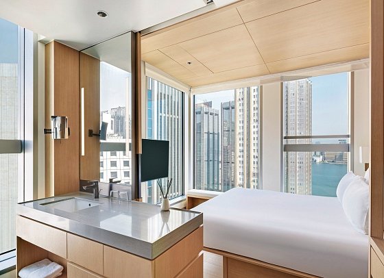 AKI Hotel Hong Kong - MGallery Collection - Wohnbeispiel Superior Harbourside (Zimmercodierung US2)
