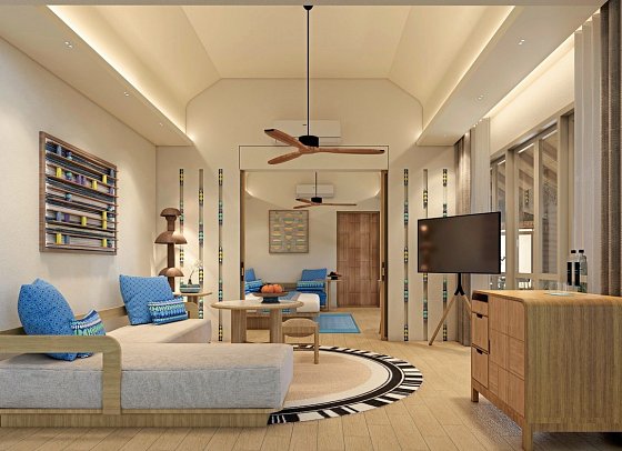 Outrigger Phi Phi Island Resort - Modellbild Deluxe Garden Suite (Zimmercodierung WDG)