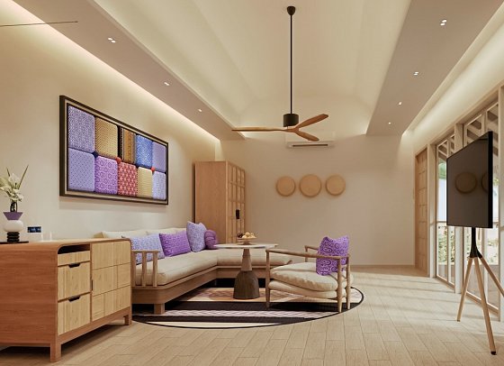Outrigger Phi Phi Island Resort - Modellbild Family Garden Suite (Zimmercodierung WIG)