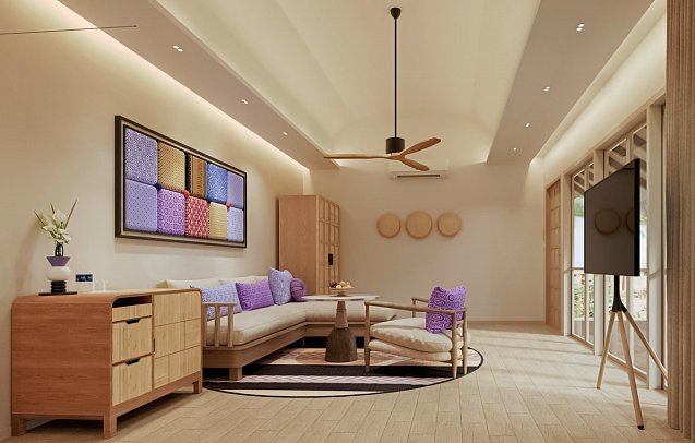 Outrigger Phi Phi Island Resort - Modellbild Family Garden Suite (Zimmercodierung WIG)