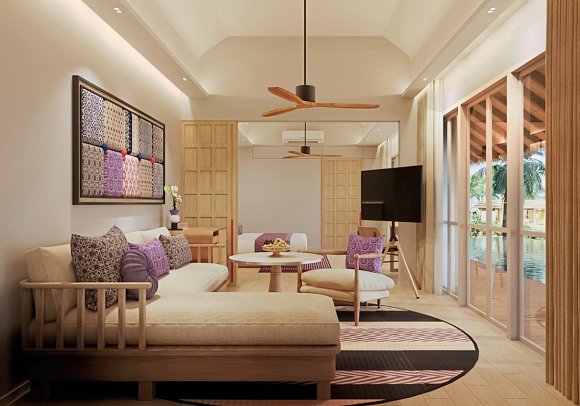 Outrigger Phi Phi Island Resort - Modellbild Beachfront Pool Suite (Zimmercodierung WDO)