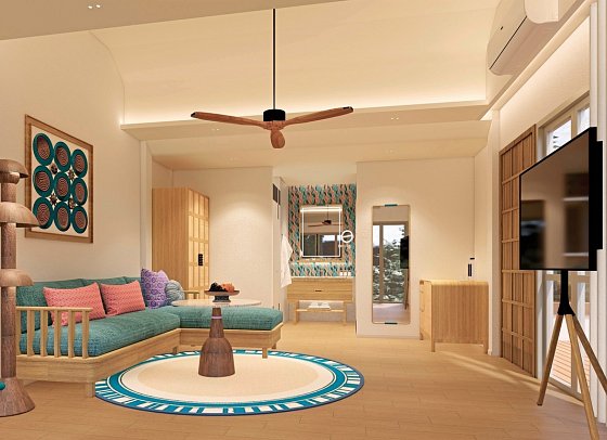 Outrigger Phi Phi Island Resort - Modellbild Hilltop Pool Villa (Zimmercodierung VBR)