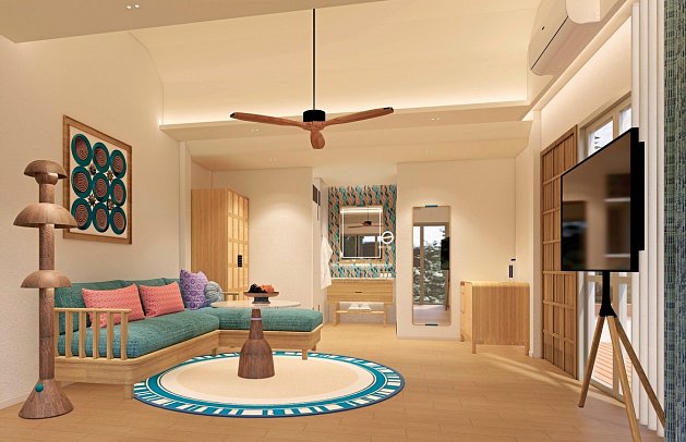 Outrigger Phi Phi Island Resort - Modellbild Hilltop Pool Villa (Zimmercodierung VBR)