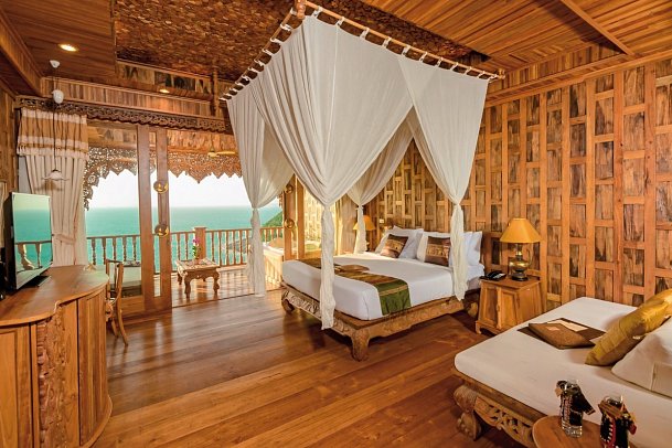 Santhiya Koh Yao Yai Resort & Spa - Wohnbeispiel Supreme Deluxe Sea View (Zimmercodierung UD1)
