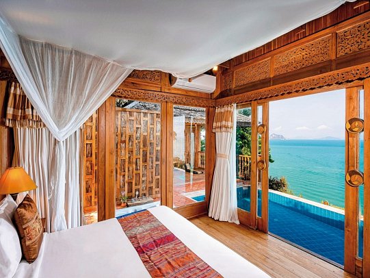 Santhiya Koh Yao Yai Resort & Spa - Wohnbeispiel Two Bedroom Seawater Pool Villa (Zimmercodierung VB4)