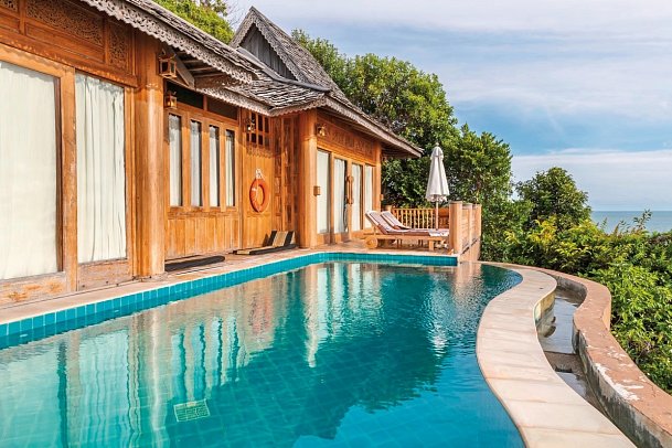 Santhiya Koh Yao Yai Resort & Spa - Wohnbeispiel Seawater Pool Villa (Zimmercodierung VB2)