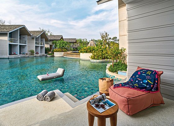Island Escape by Burasari - Wohnbeispiel Deluxe Pool Access (Zimmercodierung UDQ)