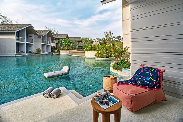 Island Escape by Burasari - Wohnbeispiel Deluxe Pool Access (Zimmercodierung UDQ)