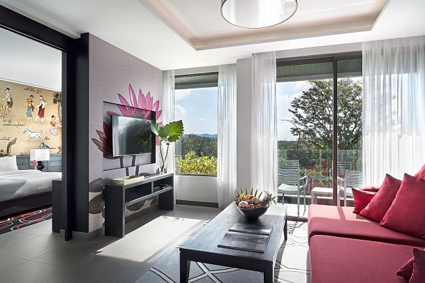 The Pavilions Phuket - Wohnbeispiel Tropical View Suite (Zimmercodierung WB1)