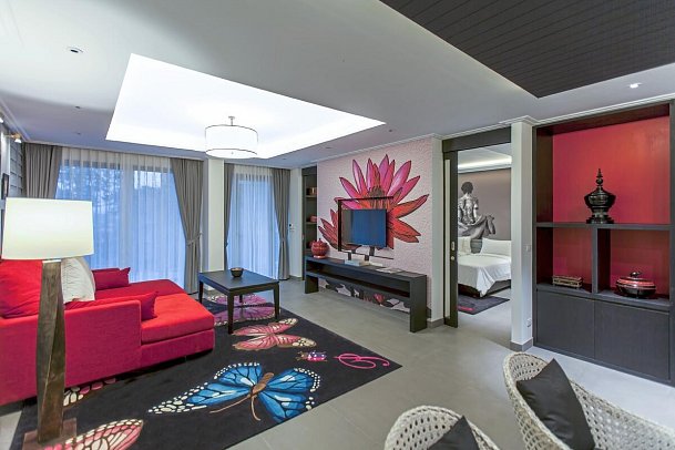 The Pavilions Phuket - Wonbeispiel Garden Suite (Zimmercodierung WBG)