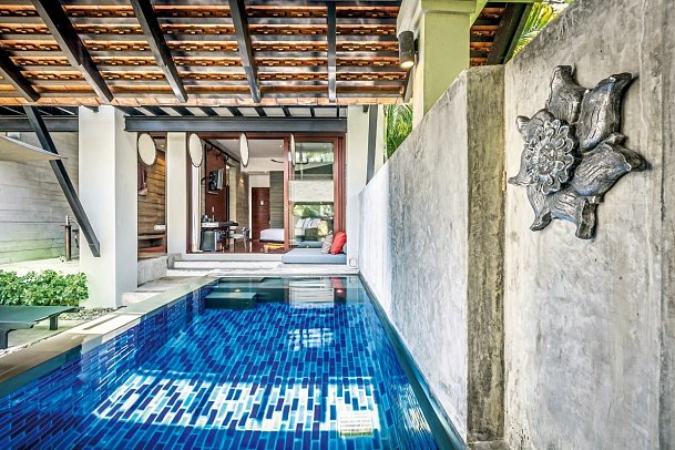 The Slate - Wohnbeispiel Private Pool Suite (Zimmercodierung WB2)