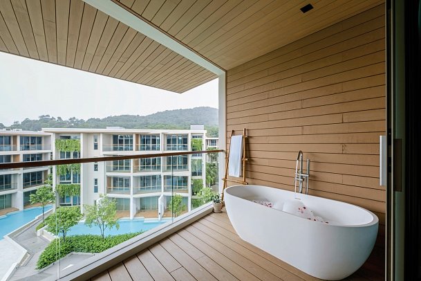 Wyndham Grand Nai Harn Beach Phuket - Wohnbeispiel Deluxe Sky Bath (Zimmercodierung UD2)