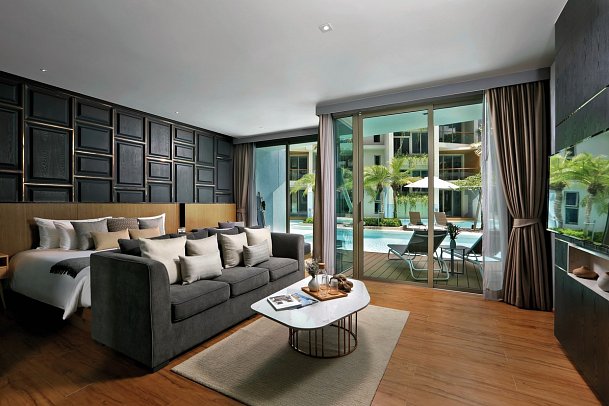 Wyndham Grand Nai Harn Beach Phuket - Wohnbeispiel Studio Suite (Zimmercodierung SB1)