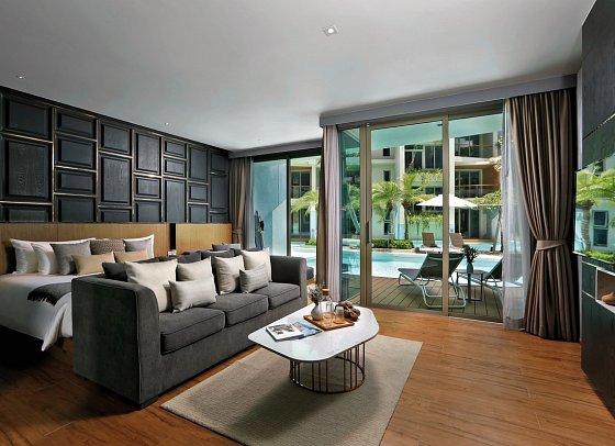 Wyndham Grand Nai Harn Beach Phuket - Wohnbeispiel Studio Suite (Zimmercodierung SB1)
