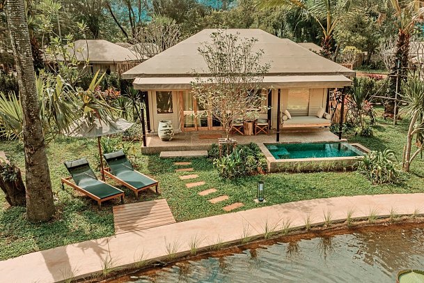 Twinpalms Tented Camp Phuket - Wohnbeispiel Lagoon Pool Tent (Zimmercodierung UBR)