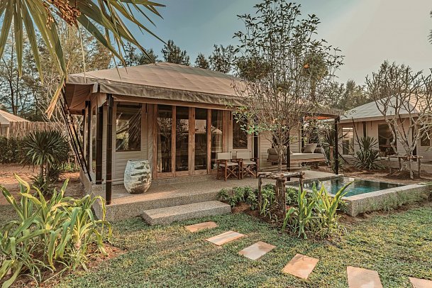 Twinpalms Tented Camp Phuket - Wohnbeispiel Lagoon Pool Tent (Zimmercodierung UBR)
