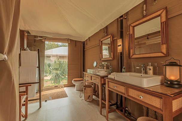 Twinpalms Tented Camp Phuket - Badbeispiel Lagoon Pool Tent (Zimmercodierung UBR)