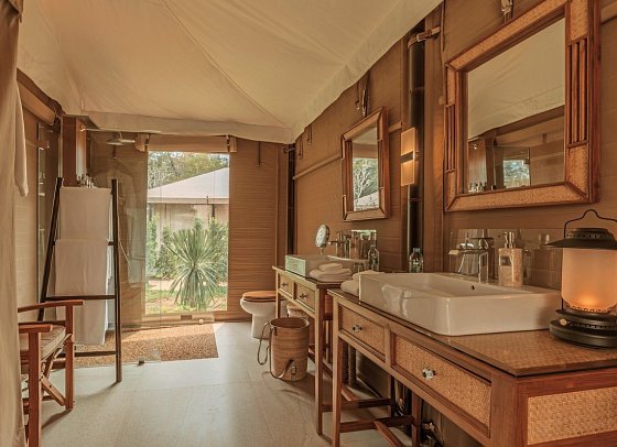 Twinpalms Tented Camp Phuket - Badbeispiel Lagoon Tent (Zimmercodierungen UB1 & UB2)