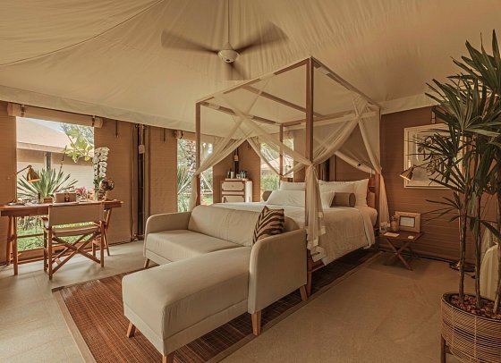 Twinpalms Tented Camp Phuket - Wohnbeispiel Lagoon Pool Tent (Zimmercodierung UBR)