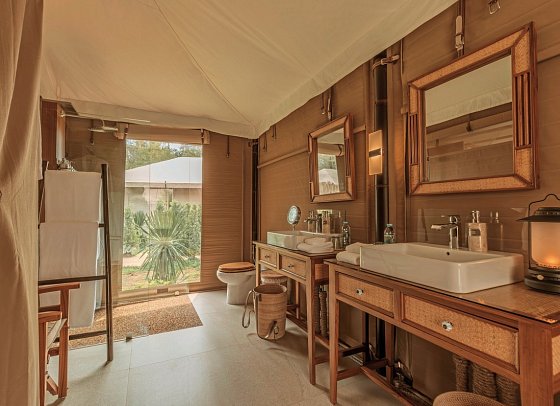 Twinpalms Tented Camp Phuket - Badbeispiel Lagoon Pool Tent (Zimmercodierung UBR)