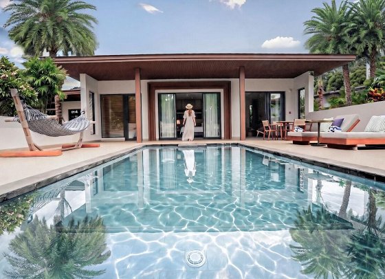 Chatrium Rawai Phuket - Wohnbeispiel One Bedroom Pool Villa (Zimmercodierung V2R)