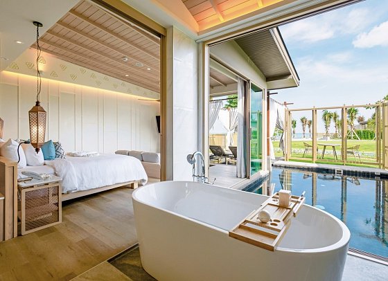The Little Shore Khao Lak by Katathani - Wohnbeispiel Seaview Pool Villa Romance (Zimmercodierung VDM)