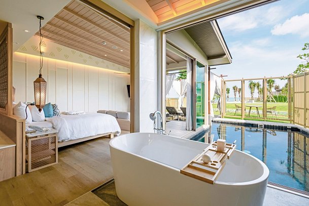 The Little Shore Khao Lak by Katathani - Wohnbeispiel Seaview Pool Villa Romance (Zimmercodierung VDM)