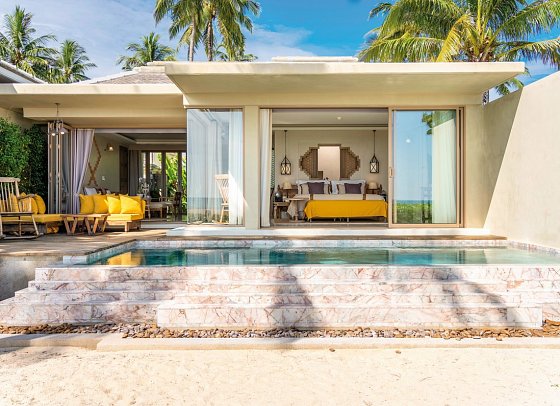 Devasom Khao Lak Beach Resort & Villas - Wohnbeispiel Beachfront Pool Villa (Zimmercodierung VBO)