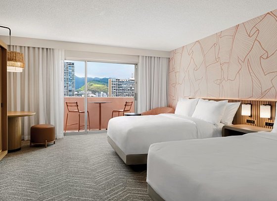 The Ambassador Hotel of Waikiki, Tapestry Collection by Hilton - Wohnbeispiel City View (Zimmercodierung UG1)