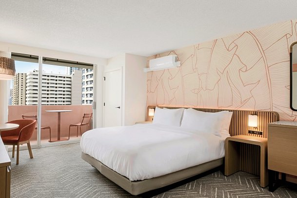 The Ambassador Hotel of Waikiki, Tapestry Collection by Hilton - Wohnbeispiel Neighborhood View Room