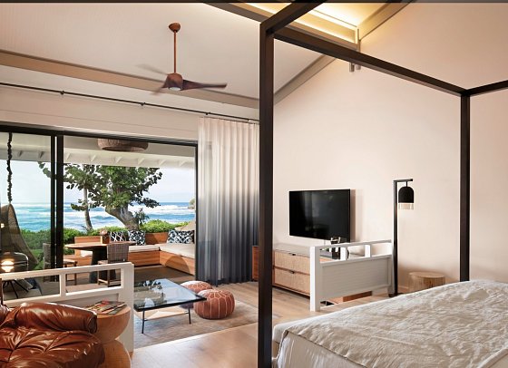 The Ritz-Carlton O‘ahu, Turtle Bay - Wohnbeispiel Ocean Bungalow 1 King (Zimmercodierung BB1)