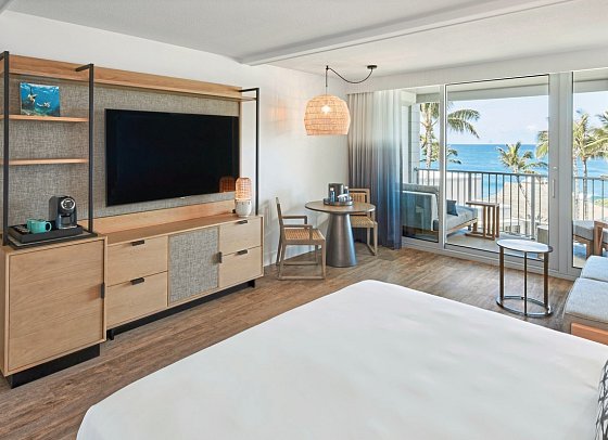 The Ritz-Carlton O‘ahu, Turtle Bay - Wohnbeispiel Ocean View 1 King Room (Zimmercodierung D1M)