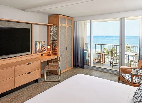 The Ritz-Carlton O‘ahu, Turtle Bay - Wohnbeispiel Premium Ocean Front 1 King Room Lanai (Zimmercodierung DM1)