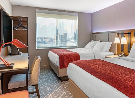 Comfort Inn JFK Airport - Wohnbeispiel Standard Two Double beds (Zimmercodierung UG4)
