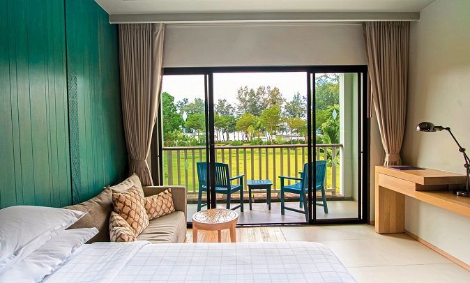 Dusit Thani Krabi Beach Resort - Wohnbeispiel Club Sea Facing Suite (Zimmercodierung WL1)