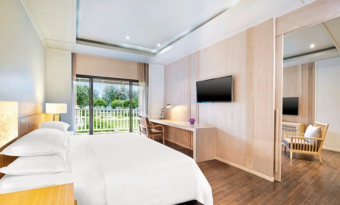 Dusit Thani Krabi Beach Resort - Wohnbeispiel Club Sea Facing Suite (Zimmercodierung WL1)