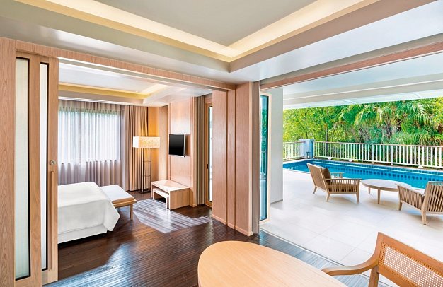 Dusit Thani Krabi Beach Resort - Wohnbeispiel Club Suite with Plunge Pool (Zimmercodierung WL2)