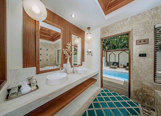 Railay Bay Resort & Spa - Badbeispiel Luxury Suite Pool Villa (Zimmercodierung WB1)