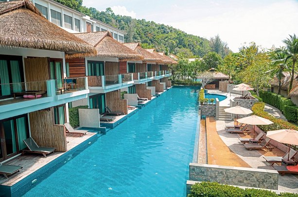 Tup Kaek Sunset Beach Resort - Wohnbeispiel Deluxe Pool View (Zimmercodierung UD1)