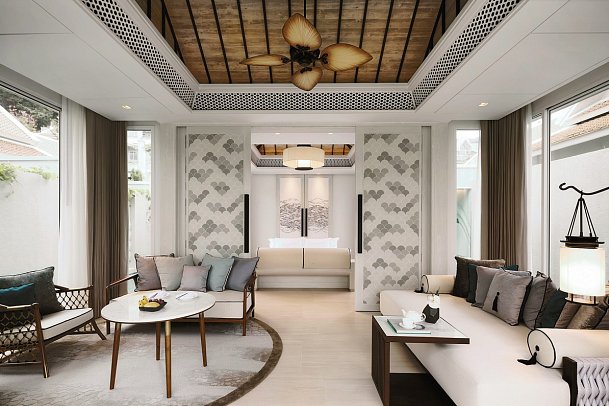 Banyan Tree Krabi - Wohnbeispiel Beachfront Pool Villa (Zimmercodierung VBO)