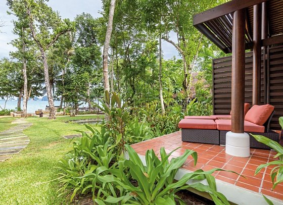 The Tubkaak Krabi Boutique Resort - Terrassenbeispiel Seaview (Zimmercodierung UBM)