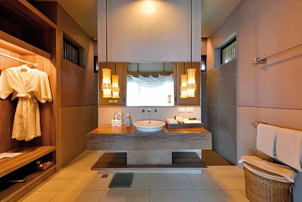 Twin Lotus Resort & Spa - Badbeispiel Deluxe Garden Villa (Zimmercodierung VDG)